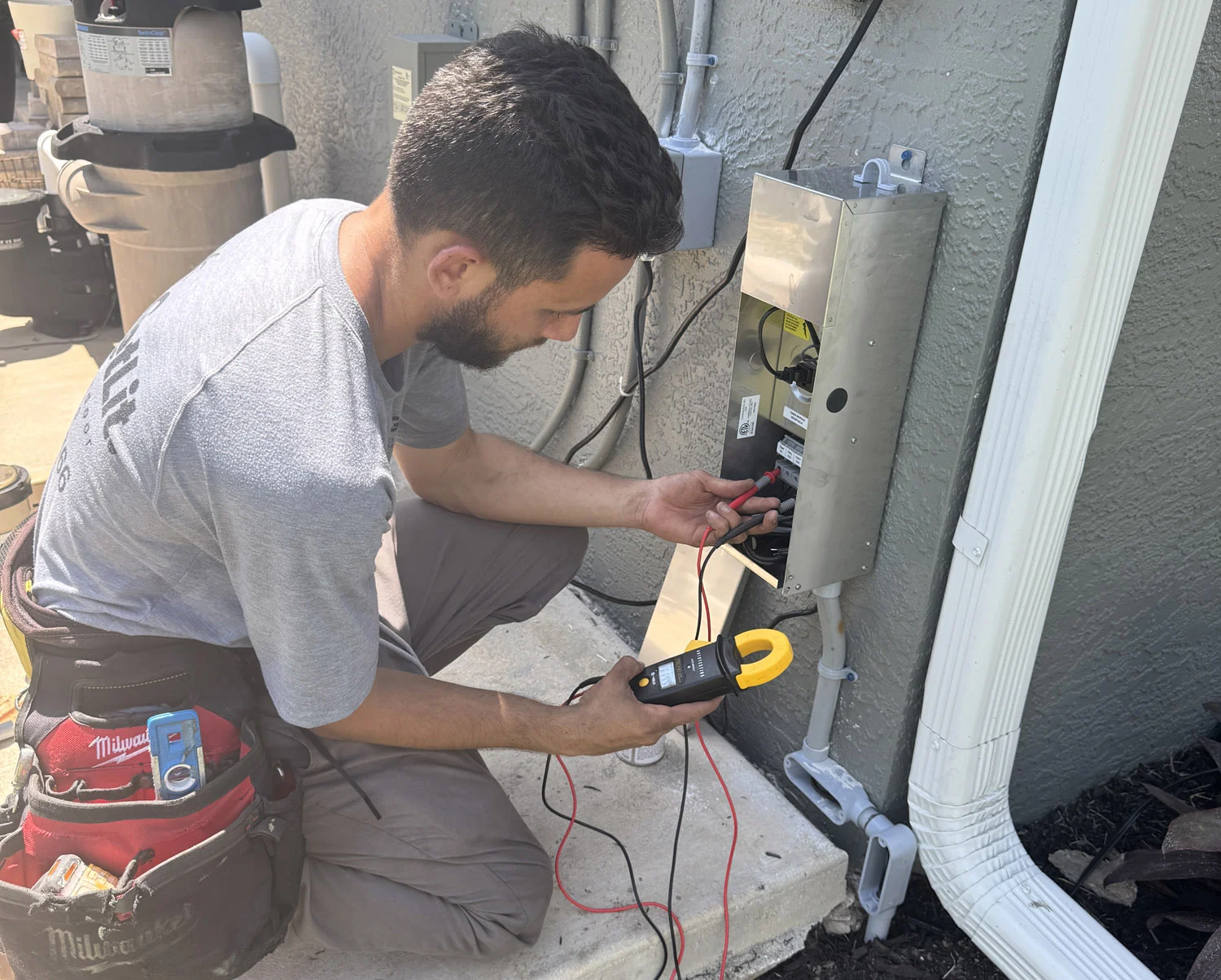 Outdoor lighting repair and upgrades