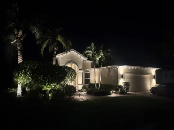 Architectural and Landscape Lighting Design with Dynamic Color Integration