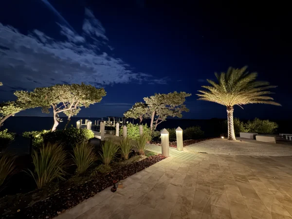 Luxury Coastal Outdoor Lighting Design