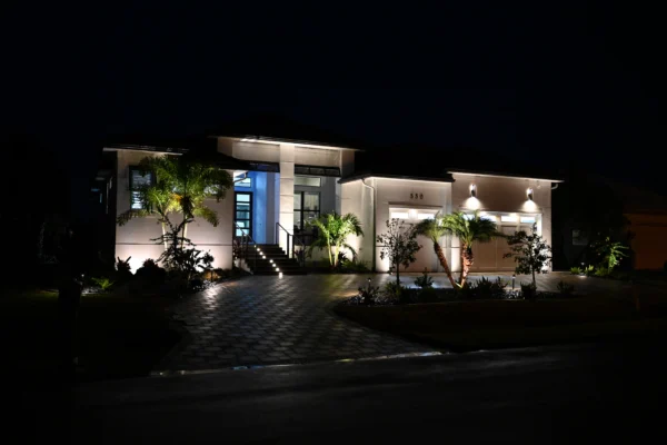 New Construction Landscape Lighting Design