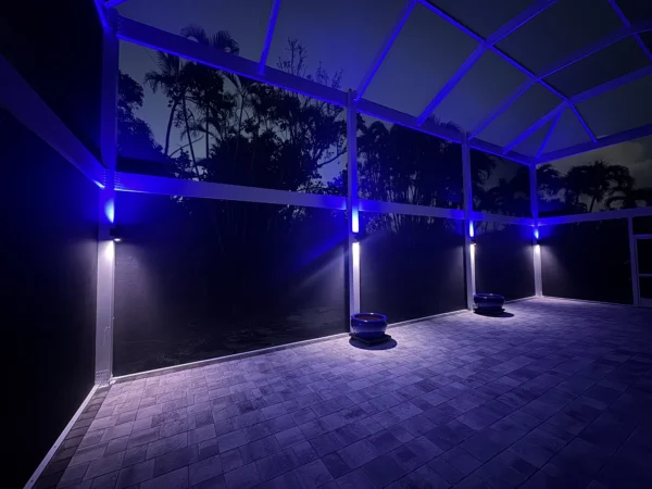 Custom Lanai Lighting Design